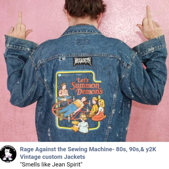 Calvin Klein Other - SOLD!!! Customized punkrock Calvin Klein Vintage y2k-trucker